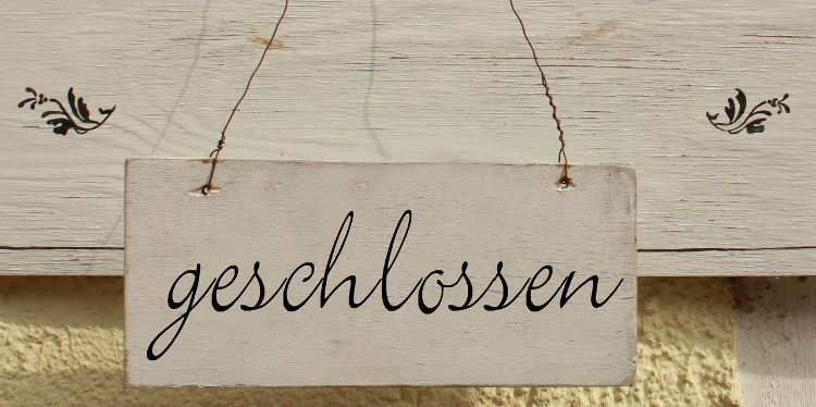 geschlossen